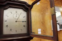 Lot 1175 - Fine George III regulator longcase clock with...