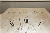 Lot 1175 - Fine George III regulator longcase clock with...