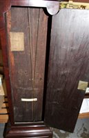 Lot 1175 - Fine George III regulator longcase clock with...