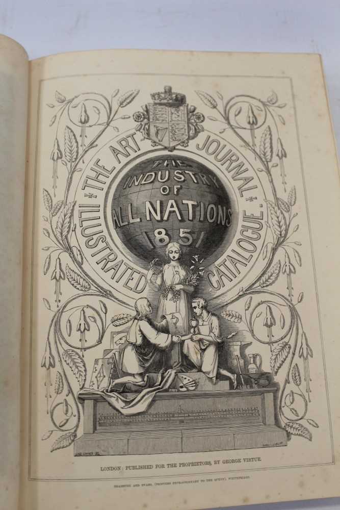 Lot 94 - Books – Art Journal 1851 Catalogue of The Great Exhibition, half-calf (rubbed)