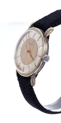 Lot 732 - 1950s gentlemen’s Omega stainless steel wristwatch with 17 jewel Omega 601 calibre movement