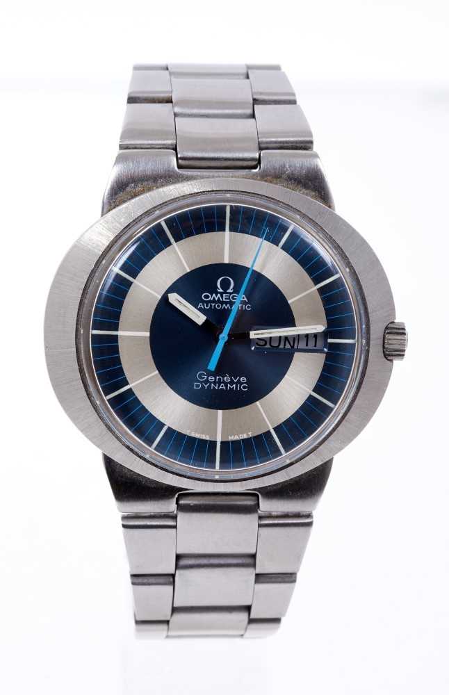 Lot 559 - 1960s / 1970s gentlemen’s Omega Automatic Genève Dynamic stainless steel wristwatch