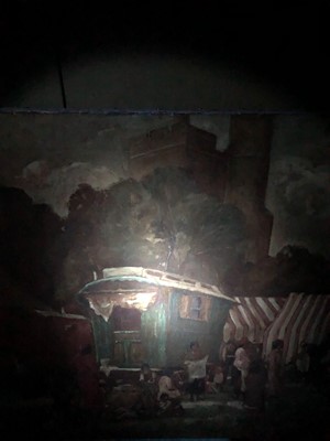 Lot 936 - *Peggy Somerville (1918-1975) oil on canvas - Summer Fair on Cavendish Green