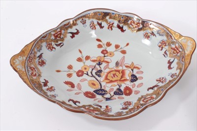 Lot 58 - Pair early 19th century Spode stone china dishes, circa 1820