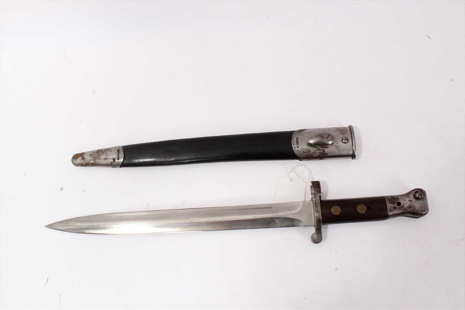Lot 724 - Boer war Lee Metford bayonet and scabbard