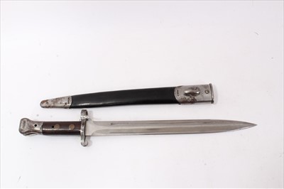 Lot 724 - Boer war Lee Metford bayonet and scabbard