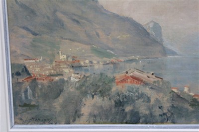 Lot 1504 - Neville Stephen Bulwer-Lytton, 3rd Earl of Lytton (1879-1951) oil on board - Gargano, signed and dated '37, framed, 47cm x 70cm  
 Provenance: Beaux Arts Gallery, London. Exhibited 1938