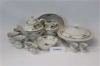 Lot 2062 - Royal Doulton Kingswood TC 1115 pattern tea...