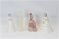 Lot 2084 - Two Coalport limited edition figures - Queen...