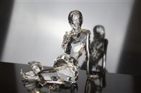 Lot 2109 - Swarovski crystal figure - Mermaid holding a...