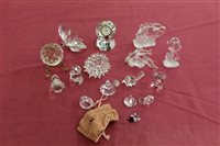 Lot 2116 - Selection of unboxed Swarovski crystal models -...