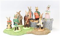 Lot 2117 - Complete set of Royal Doulton Bunnykins Robin...