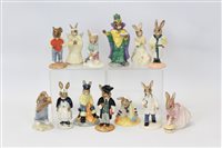 Lot 2128 - Twelve Royal Doulton Bunnykins figures -...