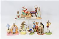 Lot 2129 - Eleven Royal Doulton Bunnykins figures -...