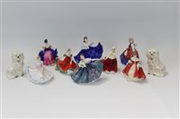Lot 2138 - Eight Royal Doulton figures - Ninette HN3215,...