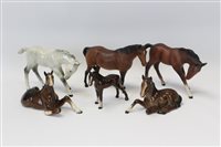 Lot 2162 - Six Beswick foals