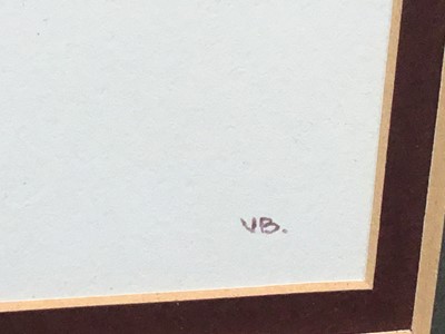 Lot 899 - Victoria Burroughs, 20th century, watercolour - Cowslips