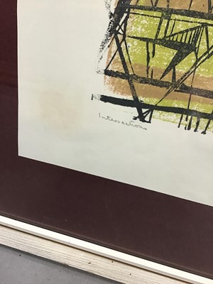 Lot 1011 - Joyce Pallot, monotype - Cranes