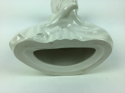 Lot 676 - Arnold Machin for Wedgwood, rare pottery figure 'Penelope' with original receipt