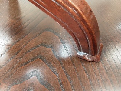 Lot 913 - Victorian mahogany piano stool with circular padded seat