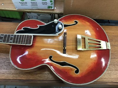 Lot 1860 - Early Grimshaw Electric Guitar in case