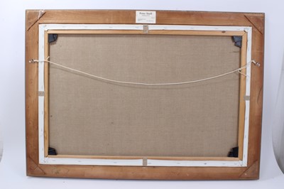 Lot 360 - Peter Snell (b.1935), oil on canvas - river landscape, signed, in gilt frame