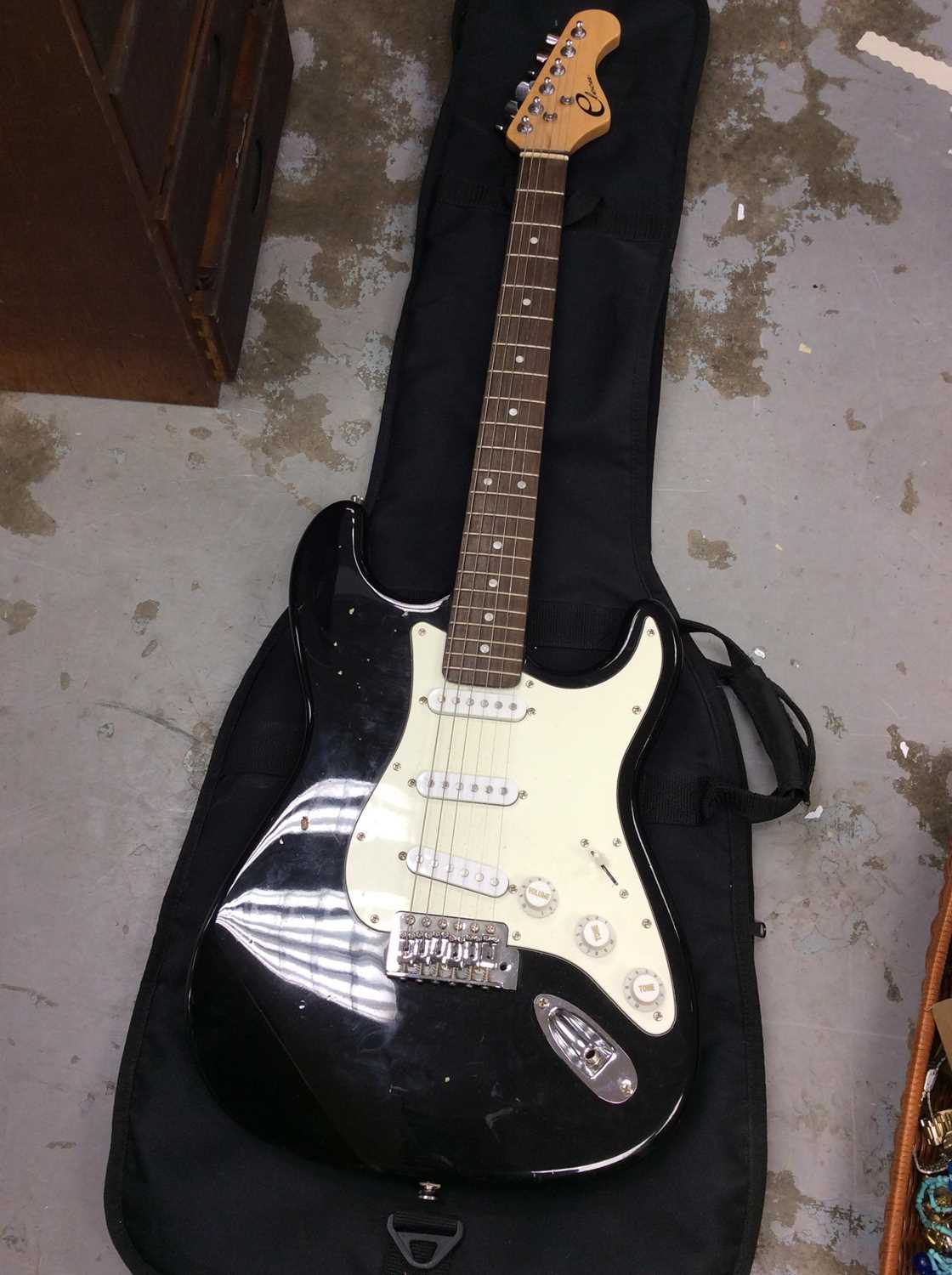 Lot 323 - Eleca electric guitar in carry case
