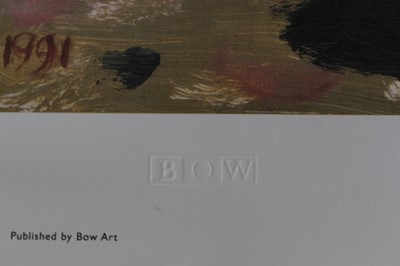 Lot 565 - *Mary Fedden signed limited edition print 'Cat on a Cornish Beach', 1991, 403 / 500
