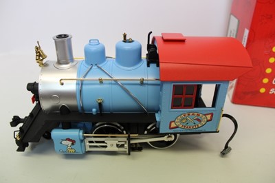 Lot 1484 - Railway LGB Peanuts Starter Set 78427 also Peanuts 43915, 20050 and 44610, all boxed.