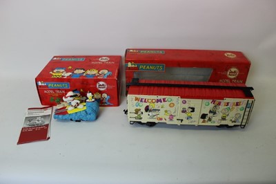 Lot 1484 - Railway LGB Peanuts Starter Set 78427 also Peanuts 43915, 20050 and 44610, all boxed.