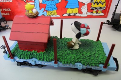 Lot 1484 - Railway LGB Peanuts Starter Set 78427 also Peanuts 43915, 20050 and 44610, all boxed.
