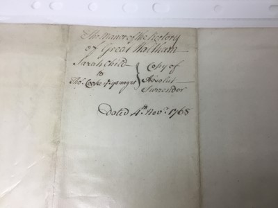 Lot 1130 - Collection of 17th / 18th century indentures