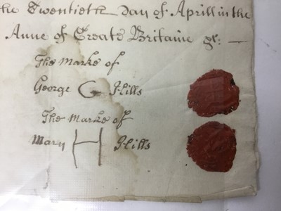 Lot 1130 - Collection of 17th / 18th century indentures