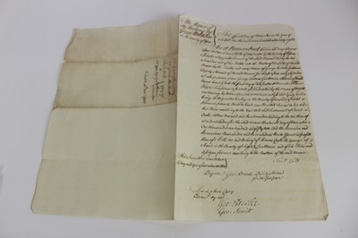 Lot 1130 - Collection of 17th / 18th century indentures