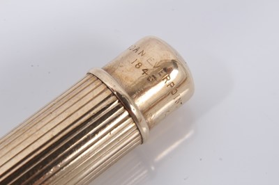Lot 132 - Two Sampson Mordan & Co. 9ct gold propelling pencils