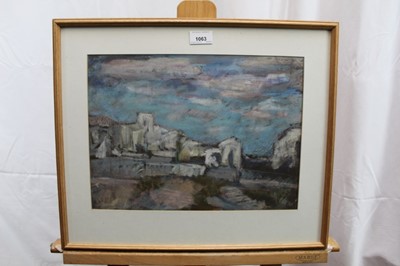 Lot 1074 - *Peggy Somerville pastel - The Camargue