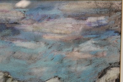 Lot 1074 - *Peggy Somerville pastel - The Camargue