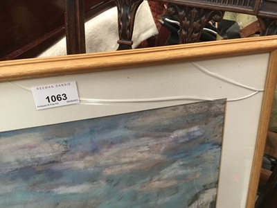 Lot 1074 - *Peggy Somerville pastel - The Camargue