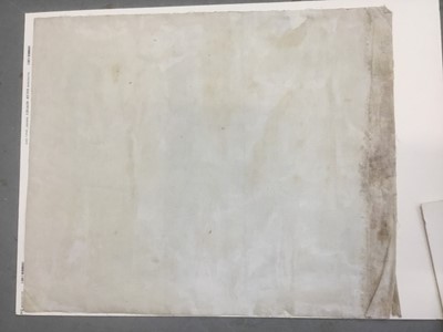 Lot 744 - Of local interest: Rare and possibly unique hand drawn map of Dunwich