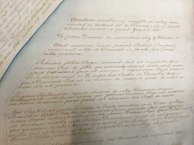 Lot 744 - Of local interest: Rare and possibly unique hand drawn map of Dunwich