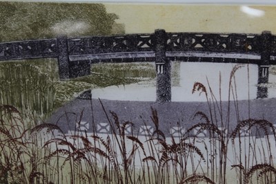 Lot 1120 - *Charles Bartlett etching Iron Bridge