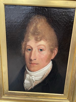 Lot 37 - Early 19th century portrait of Joseph Moses (1779-1952)