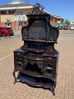 Lot 138 - Late 19th century mirror back chiffonier