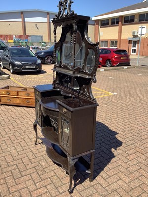 Lot 138 - Late 19th century mirror back chiffonier
