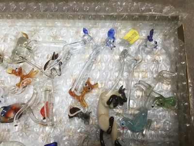 Lot 141 - Collection of Murano glass animals