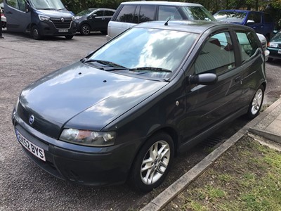 Lot 1 - 2002 Fiat Punto 1.3 Petrol, Registration No. EK52 BYS, MOT expired 12th September 2020, mileage circa 40,000