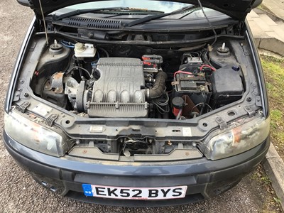 Lot 1 - 2002 Fiat Punto 1.3 Petrol, Registration No. EK52 BYS, MOT expired 12th September 2020, mileage circa 40,000