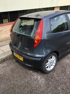 Lot 1 - 2002 Fiat Punto 1.3 Petrol, Registration No. EK52 BYS, MOT expired 12th September 2020, mileage circa 40,000