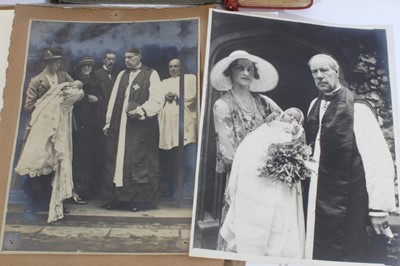 Lot 27 - The Rt.Reverend Bertram Pollock KCVO, DD- The Bishop of Norwich and former Headmaster of Wellington College, collection of Royal correspondence and ephemera including a letter from Sir Deighton Pro...