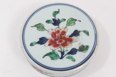Lot 4 - 18th/19th century Chinese polychrome ginger jar and cover